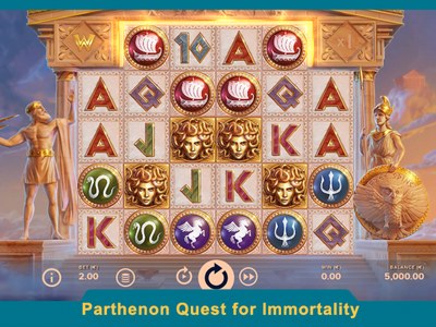 Игровой аппарат Parthenon Quest For Immortality производителя NetEnt